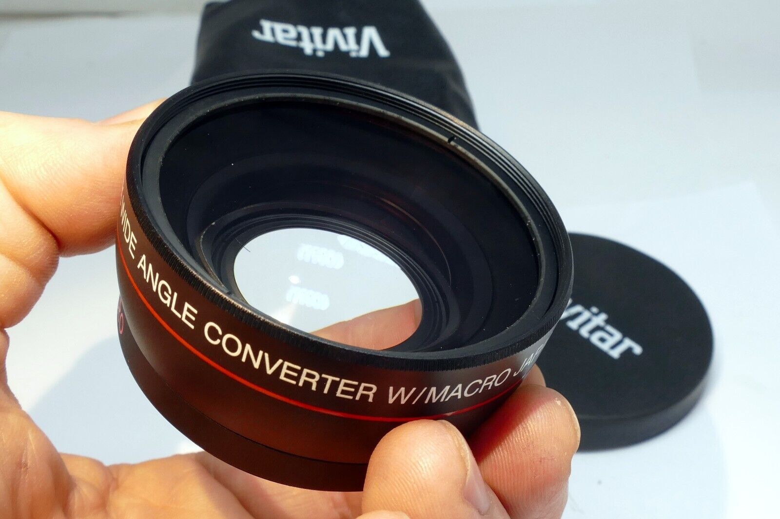 Vivitar 58mm High Definition AF 0.43X wide angle lens HD for DC DV camcorder AUX
