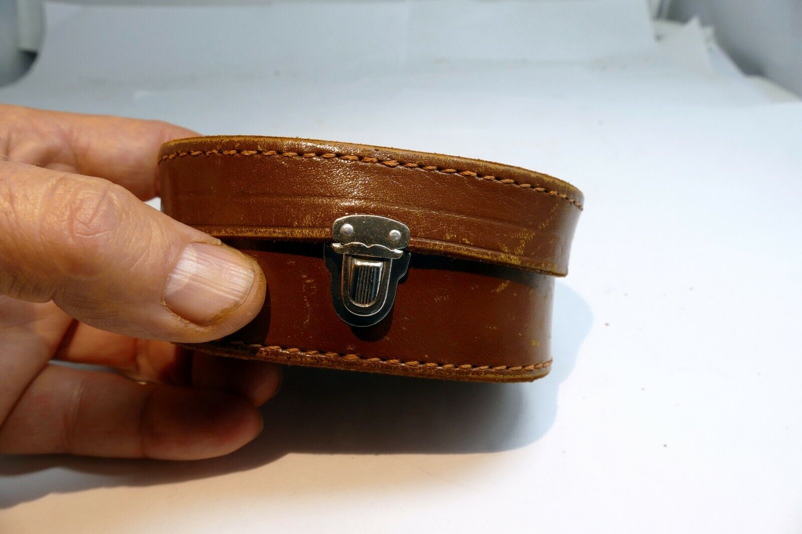 Leather Case for Canon 28mm f3.5  & L39  Lens rangefinder vintage  lens