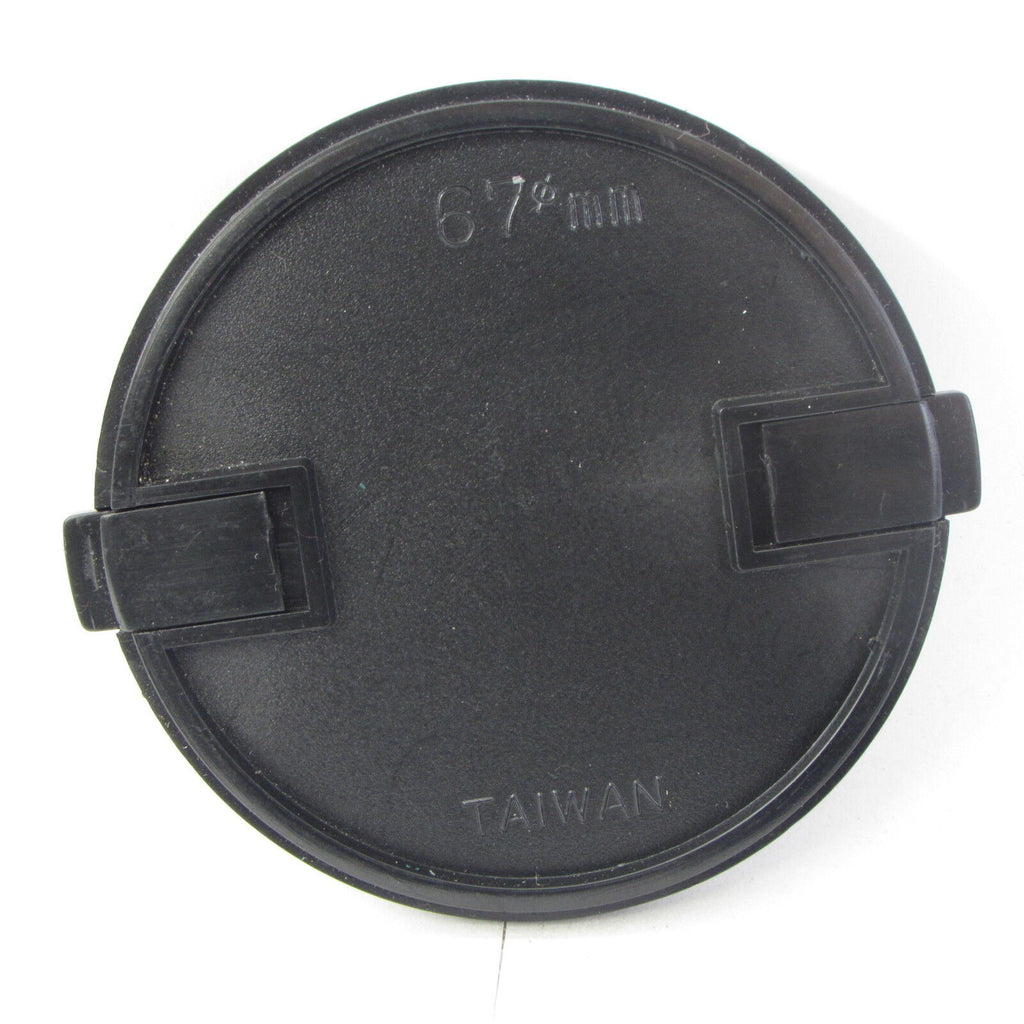 Black  67mm Lens Front Cap Made in Taiwan S211635