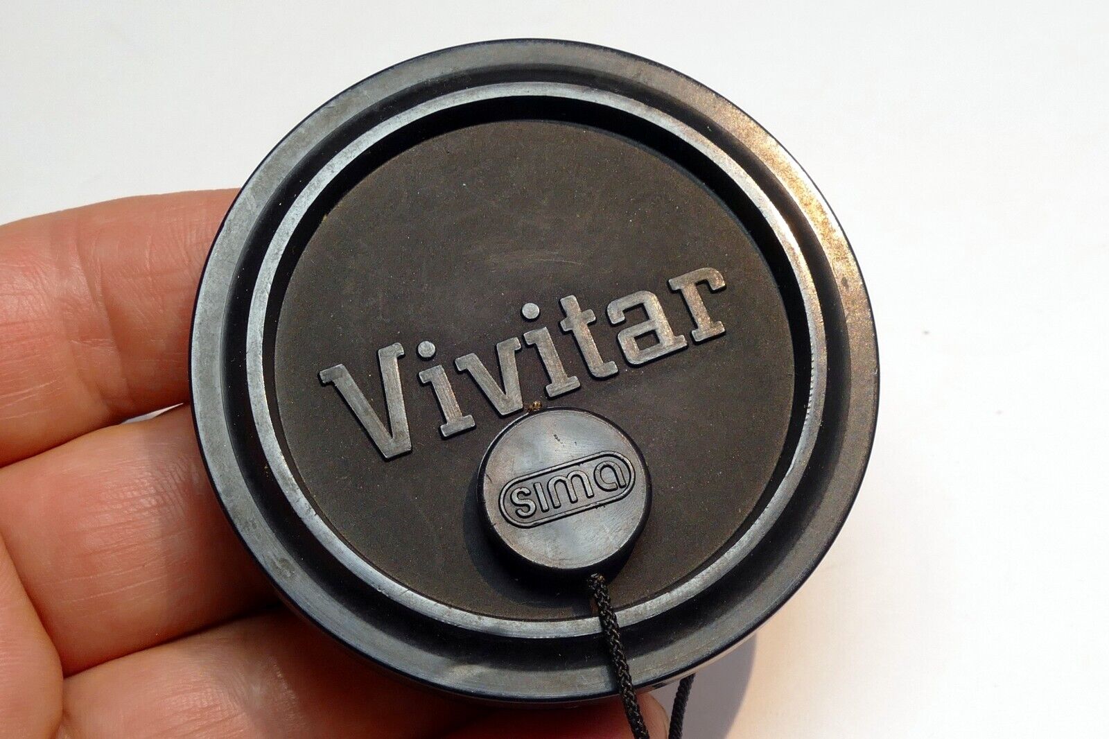 Vivitar  58mm rim Lens Front Cap slip on type with keeper string