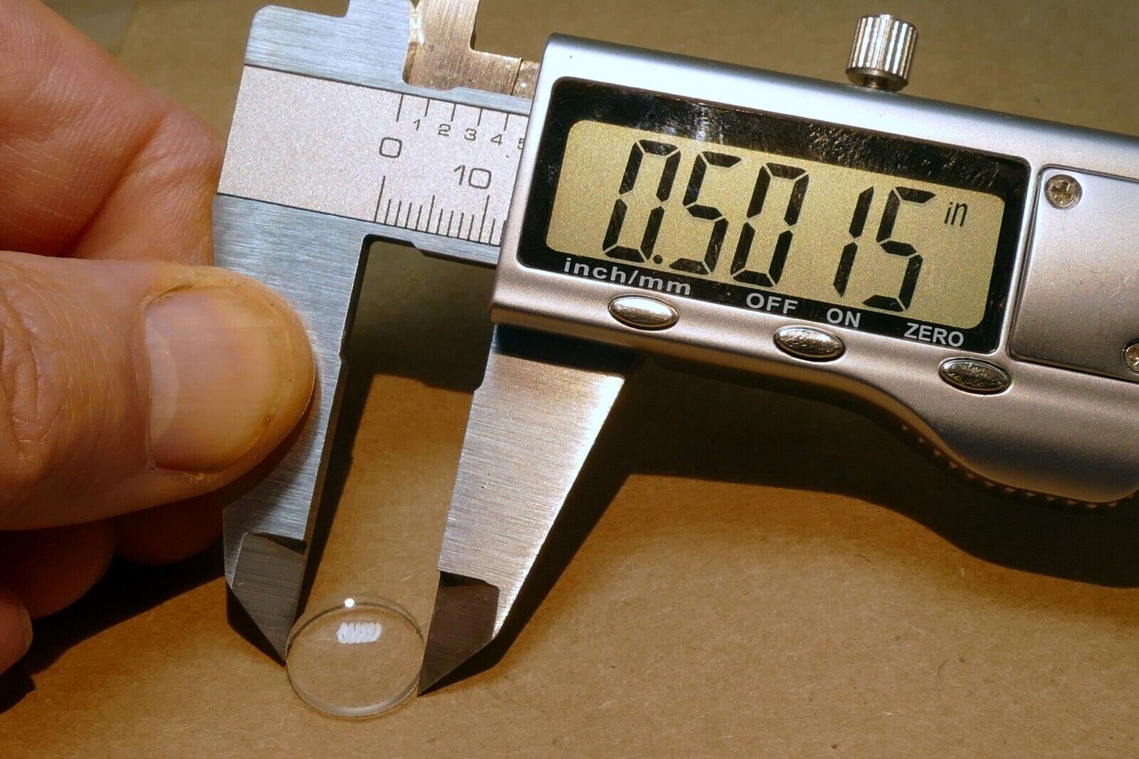 FL 0.5" Diameter 0.08" thick Flat Optical