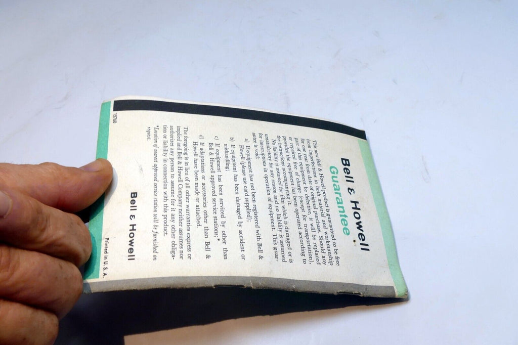 Bell & Howell 240 16mm Owner's manual  Instruction Guide E English