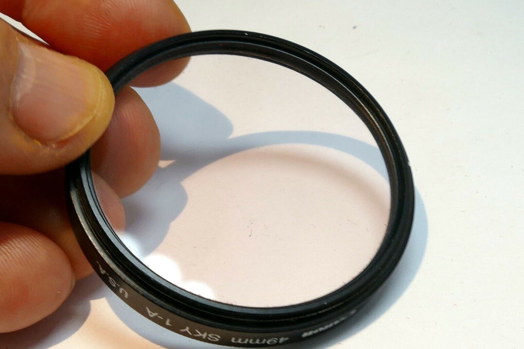 Canon 49mm Filter sky 1A skylight made in USA Genuine OEM