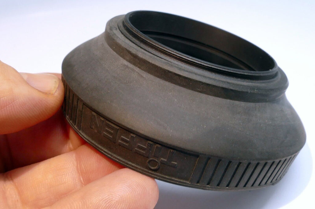 Tiffen 52mm  Rubber Lens Hood Shade double  threaded for 50mm f1.4