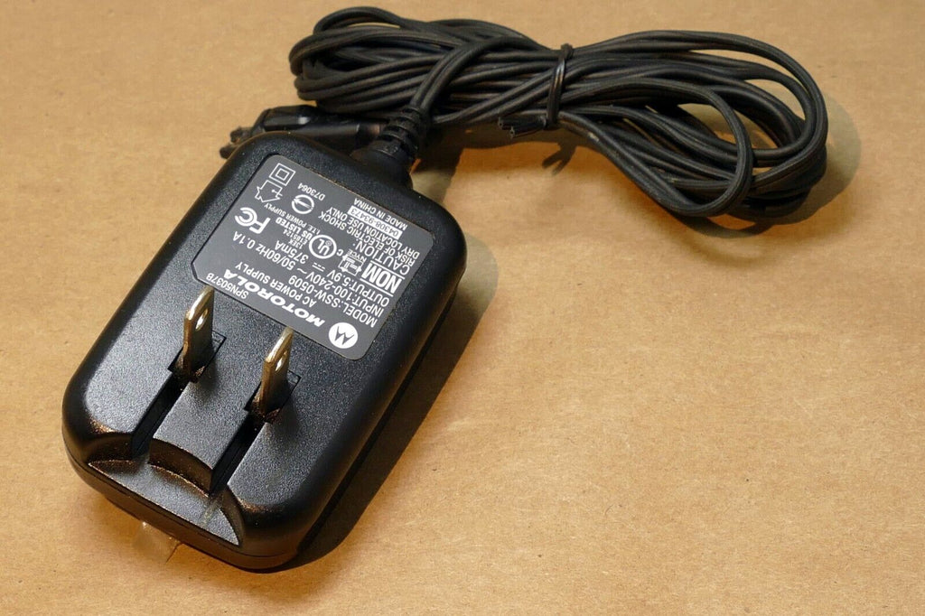 Motorola AC Power Supply SPN5037B Model SSW-0509 Output 5.9V 6ft