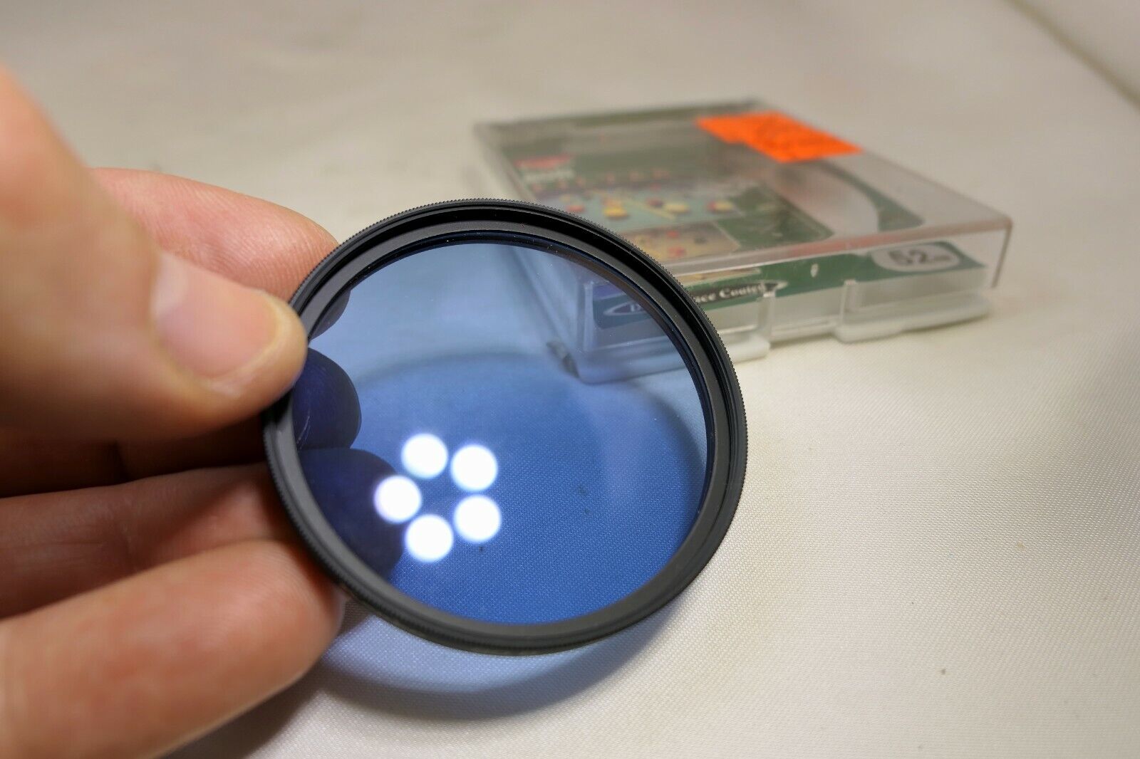 Kenko 52mm 80B Blue  Lens Filter screw in type boxed - Mint condition