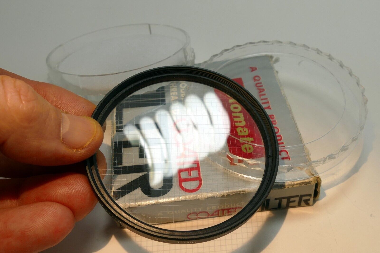 Fotomate 67mm 4 Star Cross Screen 1mm Filter - mint