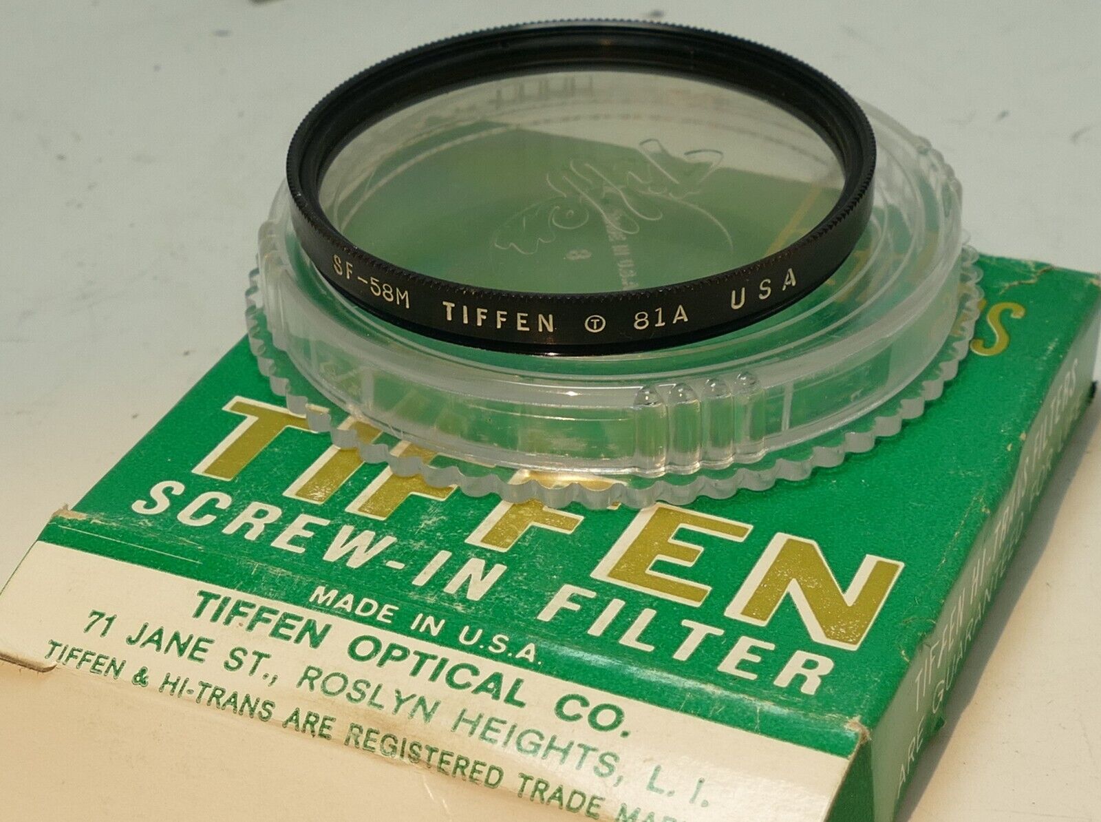 58mm Tiffen Ji-trans 81A Warming Filter made in USA