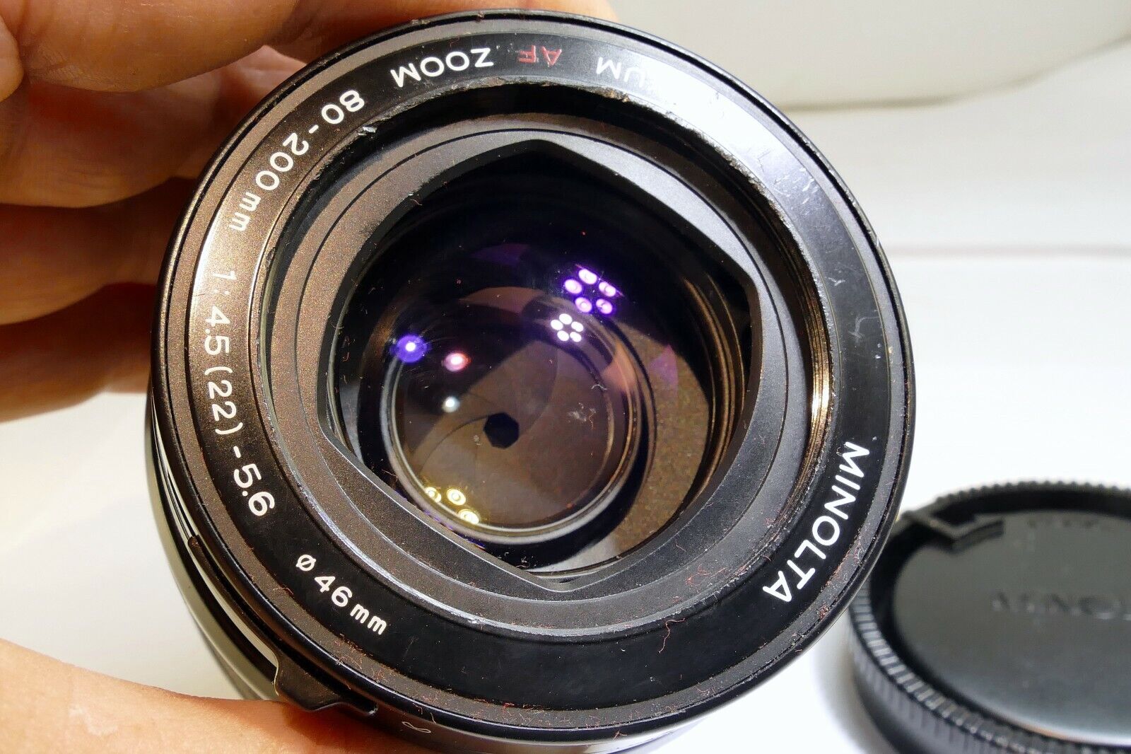 Minolta Maxxum AF 80-200mm f4.5-5.6 AF Lens For α37 α58 α68 Alpha telephoto