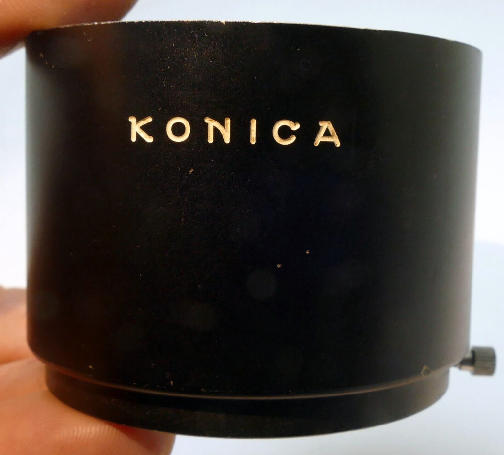 Konica 55mm Lens Hood For Hexanon 135 mm f/ 3.5 Genuine slip on metal