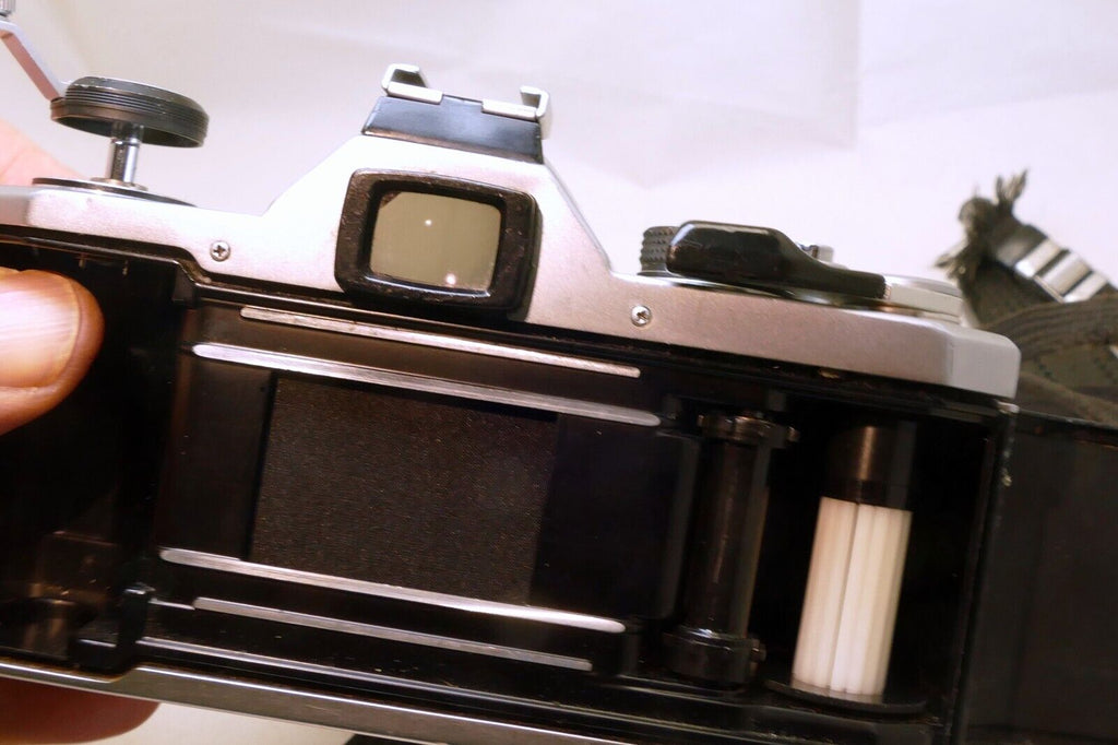 Pentax MX 35mm SLR Camera Kit w/ 50mm SMC F2 PK Lens - 3 F stops overexposes