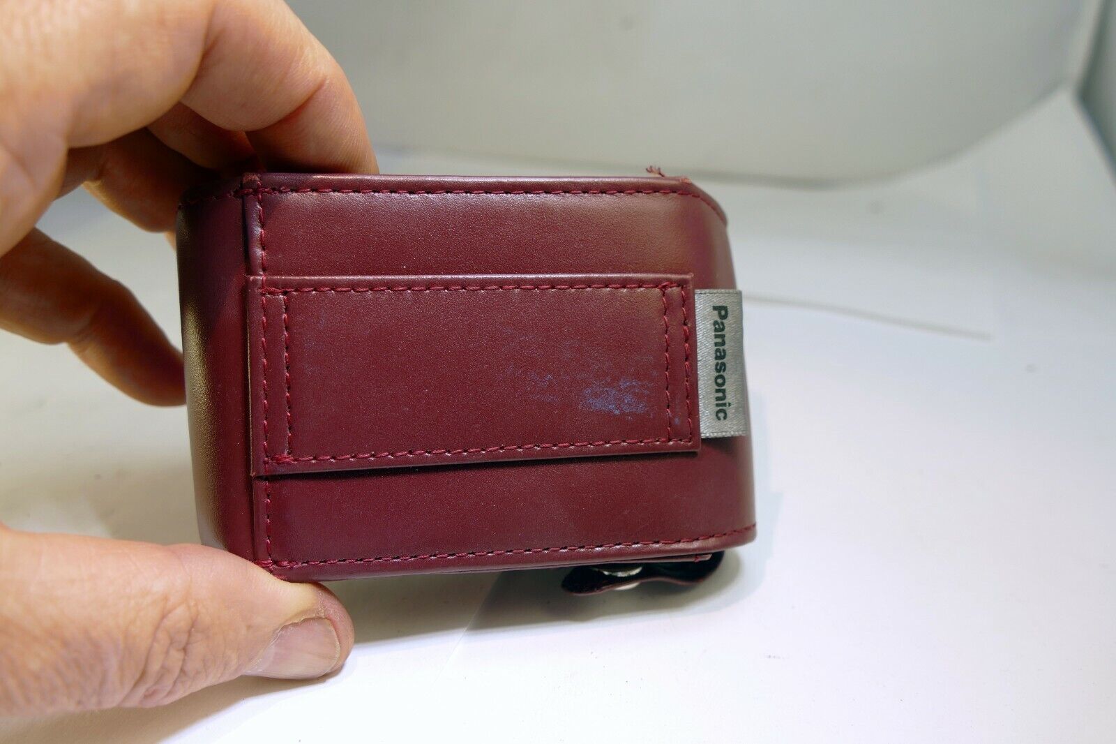 Panasonic Lumix DMC camera Protective Leather Pouch Case small 3.5X2.5X1.5"