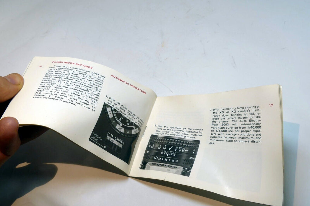 Minolta flash 200X Owner's manual  Instruction Guide E English