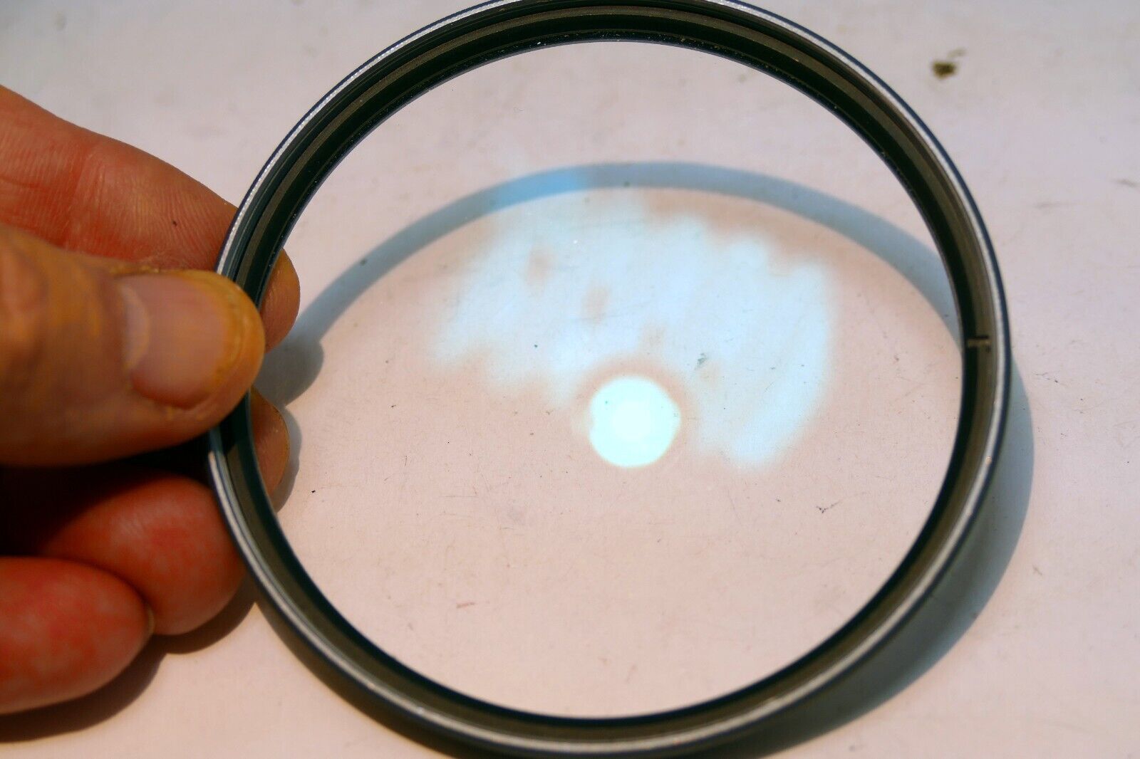 Tiffen 82mm Digital HT digital HAZE UV 86 Glass Filter  Titanium rim gray