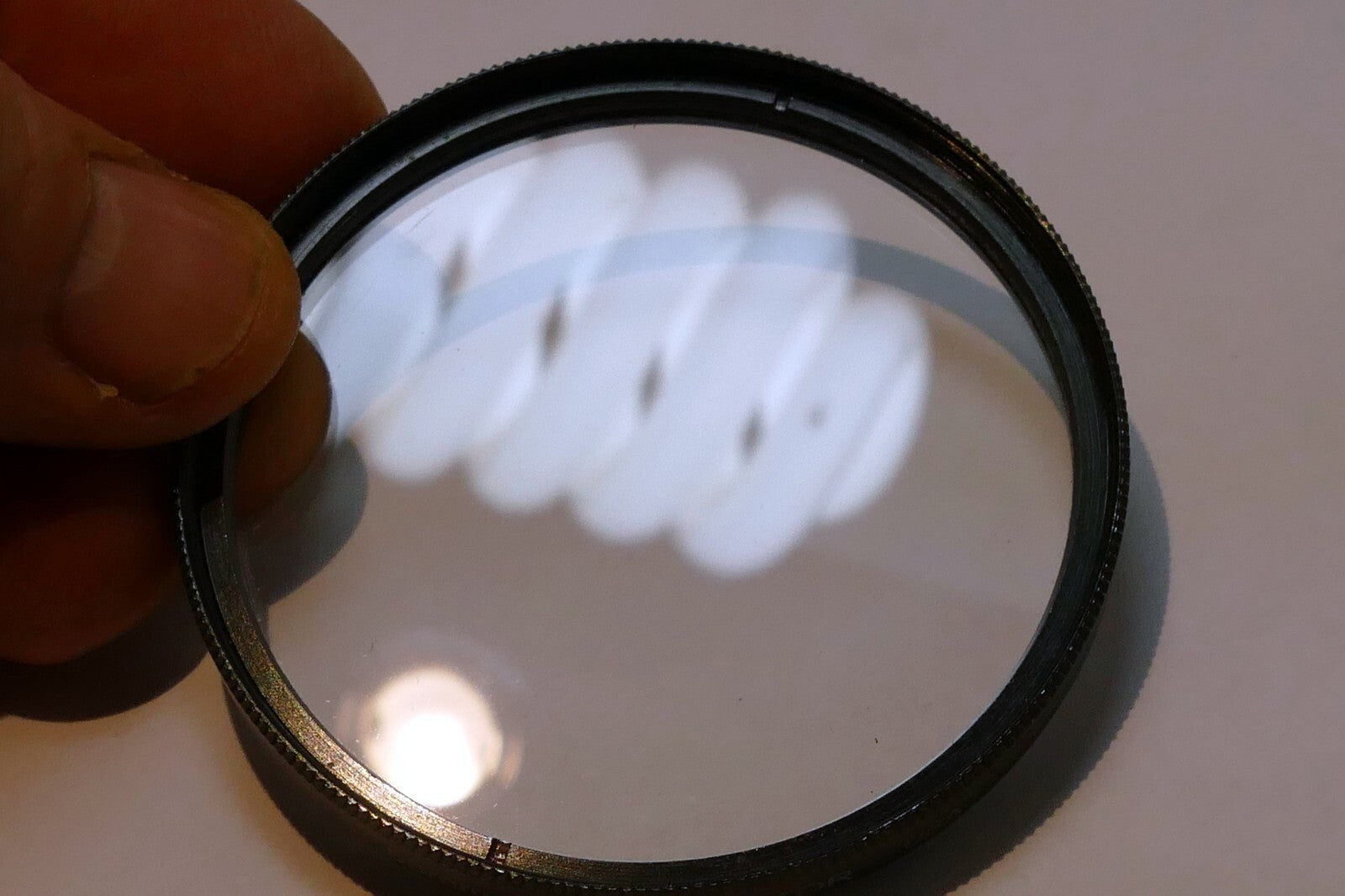 Canon 58mm Lens Protect filter for 18-55mm IS EF-s - bronze gold tone rim - OEM