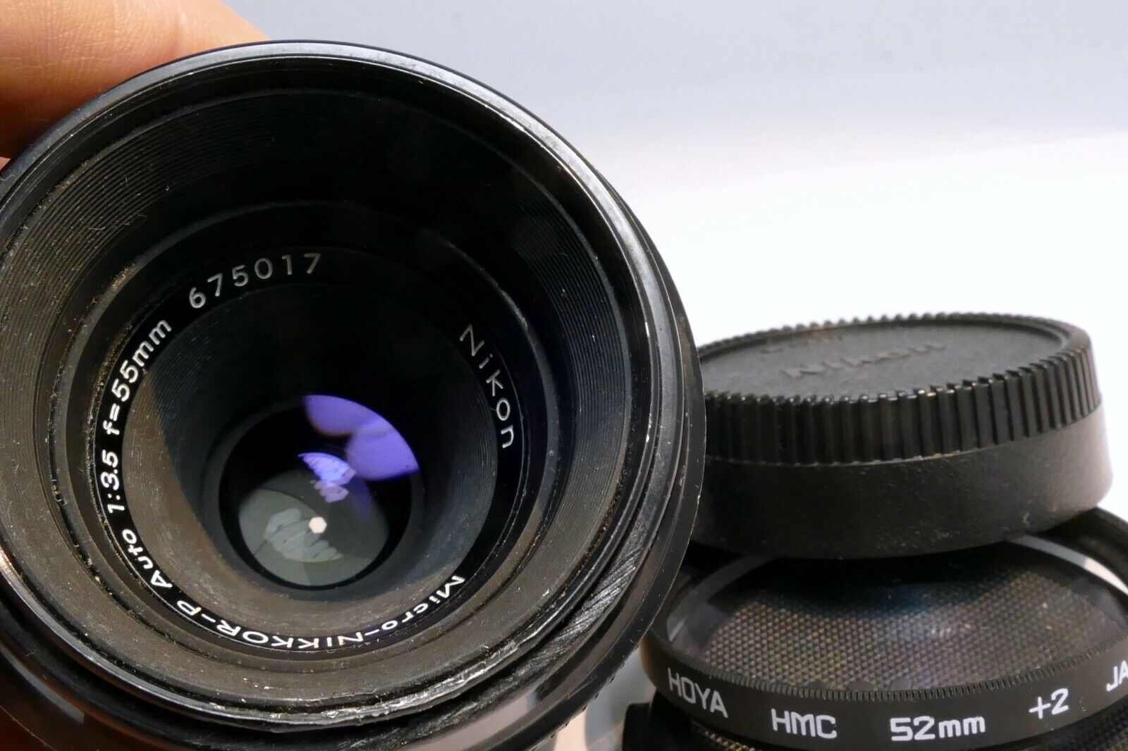 Nikon 55mm f3.5 Micro-Nikkor-P lens Non Ai close-up F mount  macro close-focus