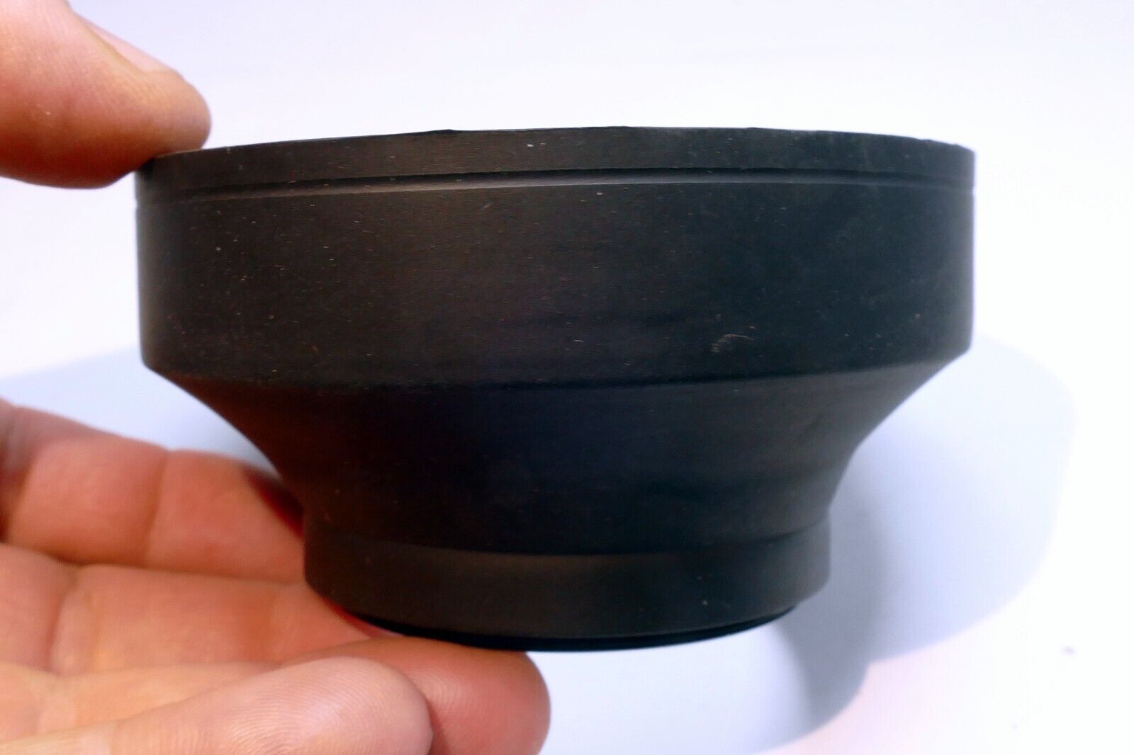 58mm Rubber Lens Hood Shade threaded collapsible - 3-way wide angle - telephoto