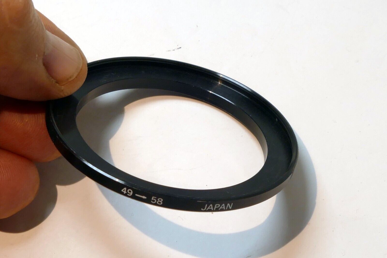 49mm - 58mm Metal Step Up Adapter Ring Lens to 58mm Filter Converter E46-E58
