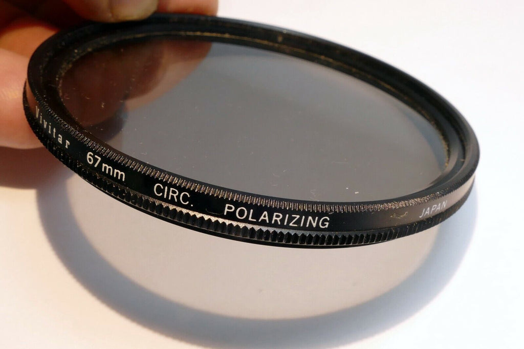 Vivitar 67mm Circular Polarizer C-PL  Lens Filter wide angle thin profile
