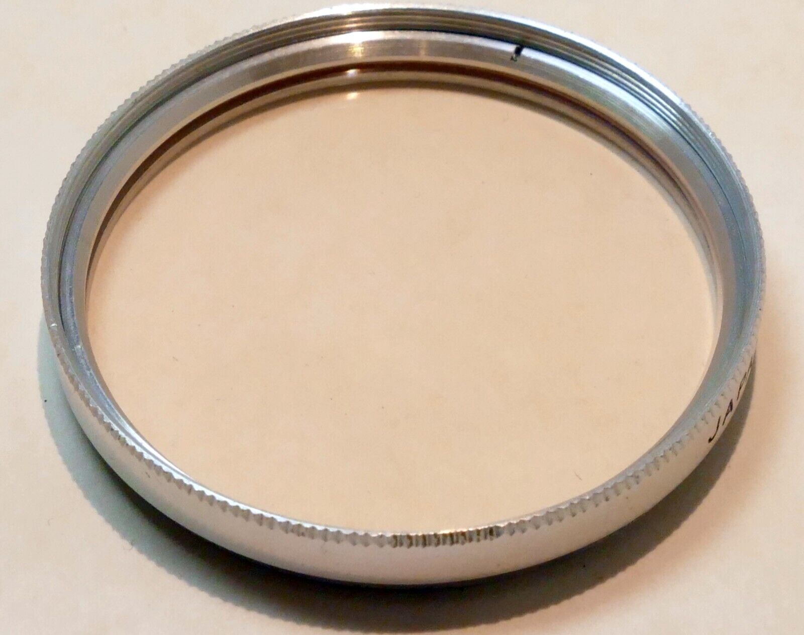 1A 1-A Skylight  40.5mm Lens Filter warming with chrome silver rim