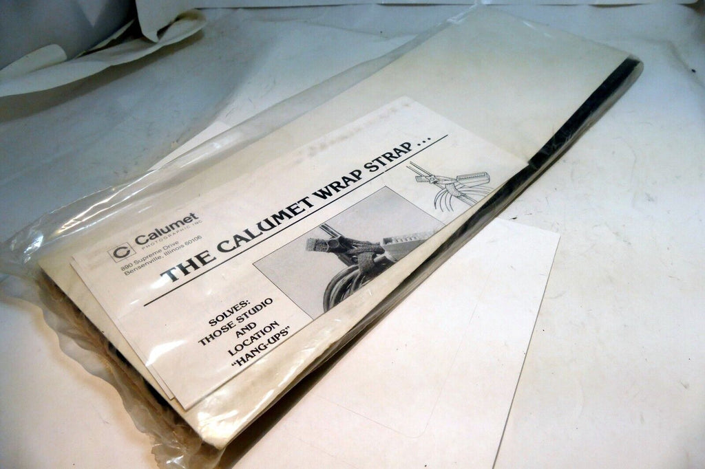 Calumet Hook & Loop Strap WRAP  Strap 3/4" for cable stand mic umbrella - USA