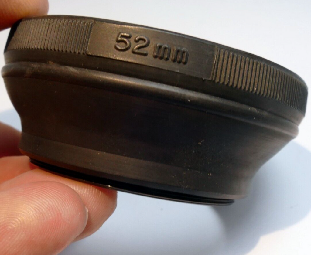 Vivitar 52mm  Rubber Lens Hood Shade  threaded for  50mm f1.7 f2
