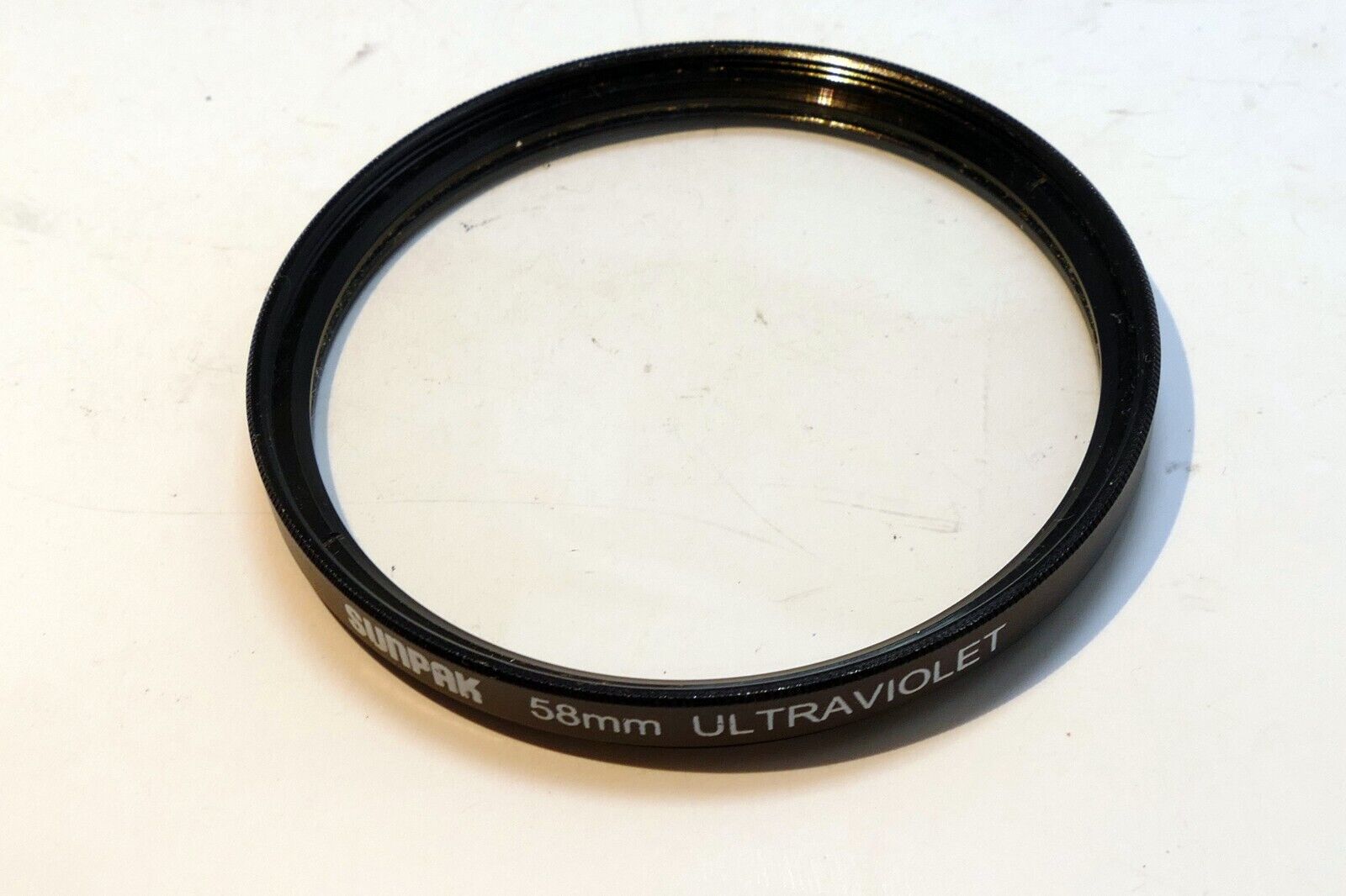 Sunpak UV 58mm Lens Filter Ultraviolet