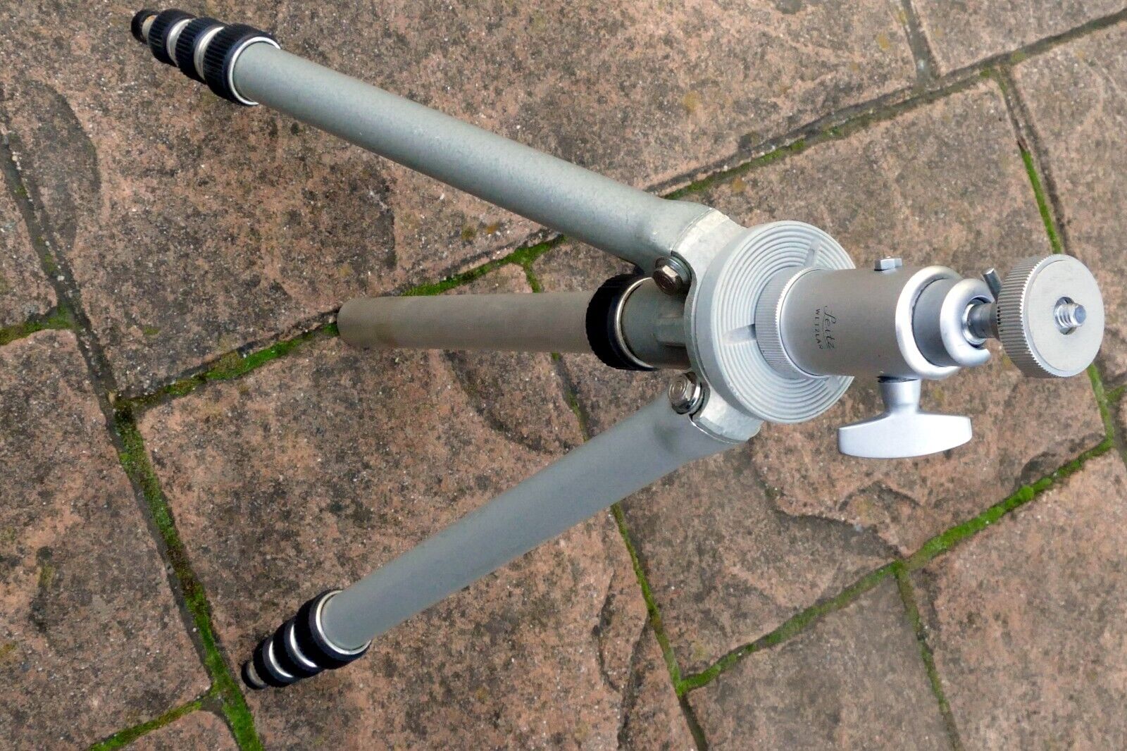 Gitzo Gilux Tatalux Metal tripod 4 Tier Legs w/ Leica Wetzlar Ball Head - sturdy
