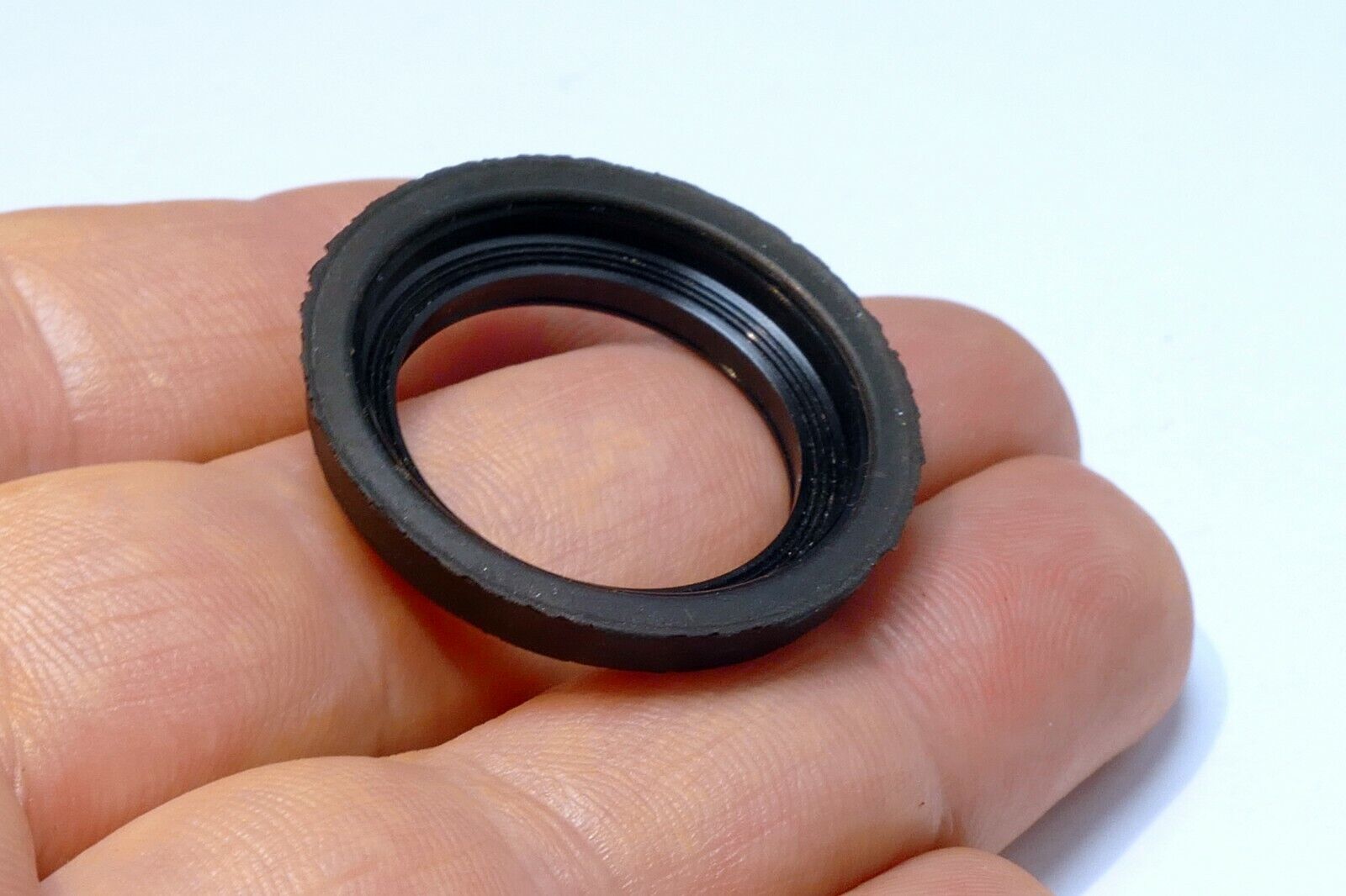 24mm metal lens ring screw in threaded or eye cup piece