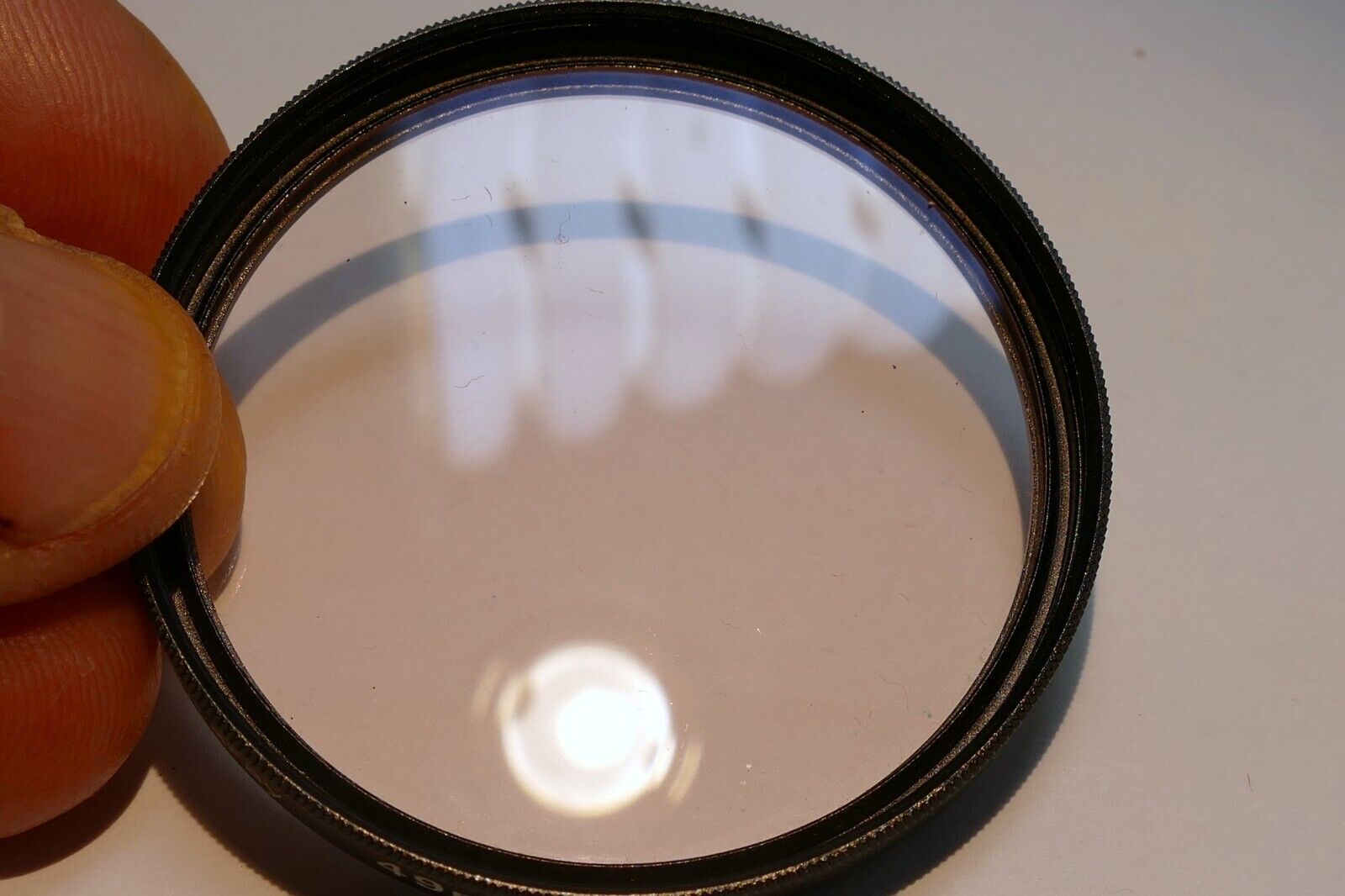 Quantaray 49mm Lens Filter Skylight 1A   threaded screw in sky