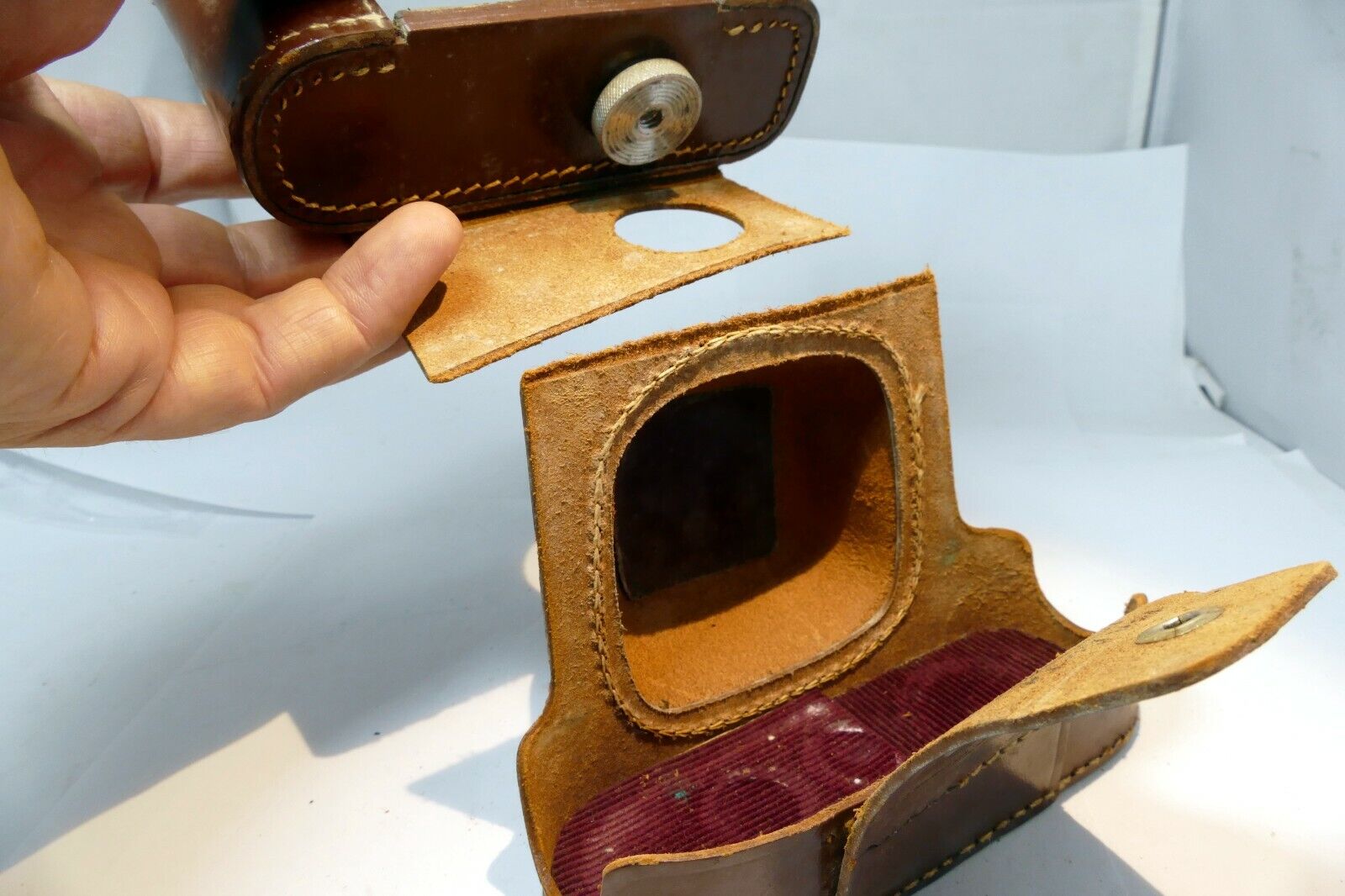 Leather case for Kodak Signet 40 rangefinder Camera  vintage