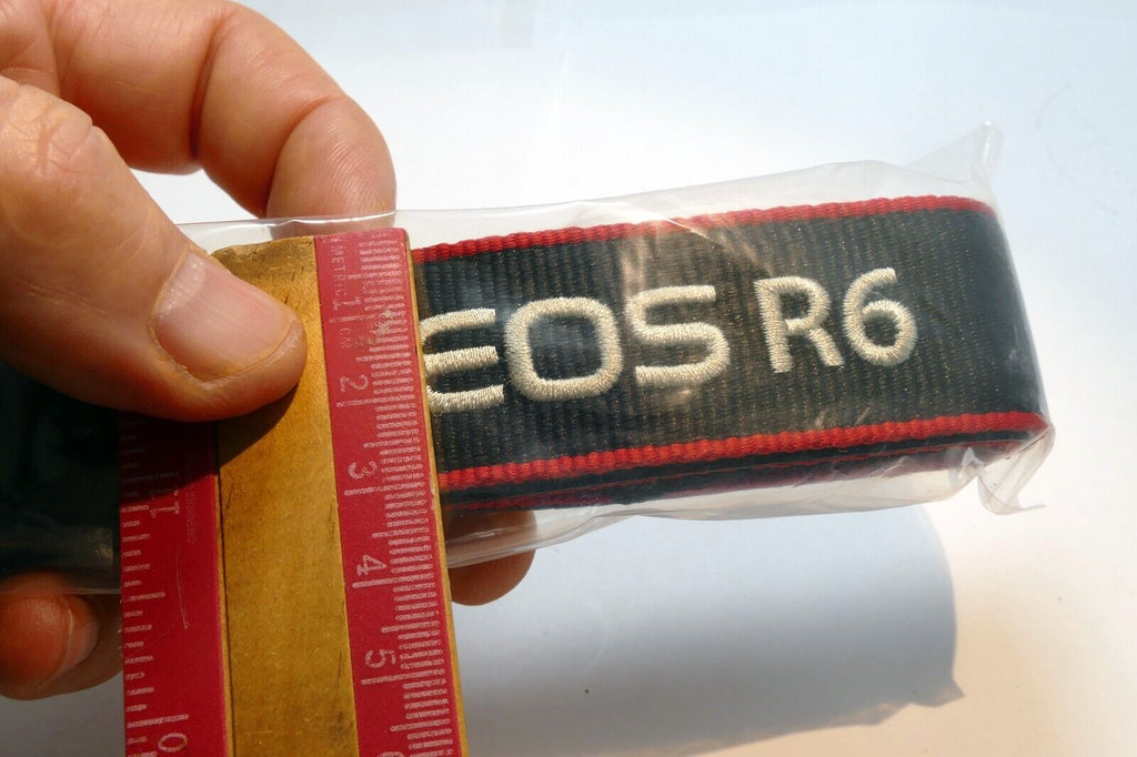 Canon EOS R6  mirrorless camera shoulder strap neck  3cm wide  - Genuine OEM NEW