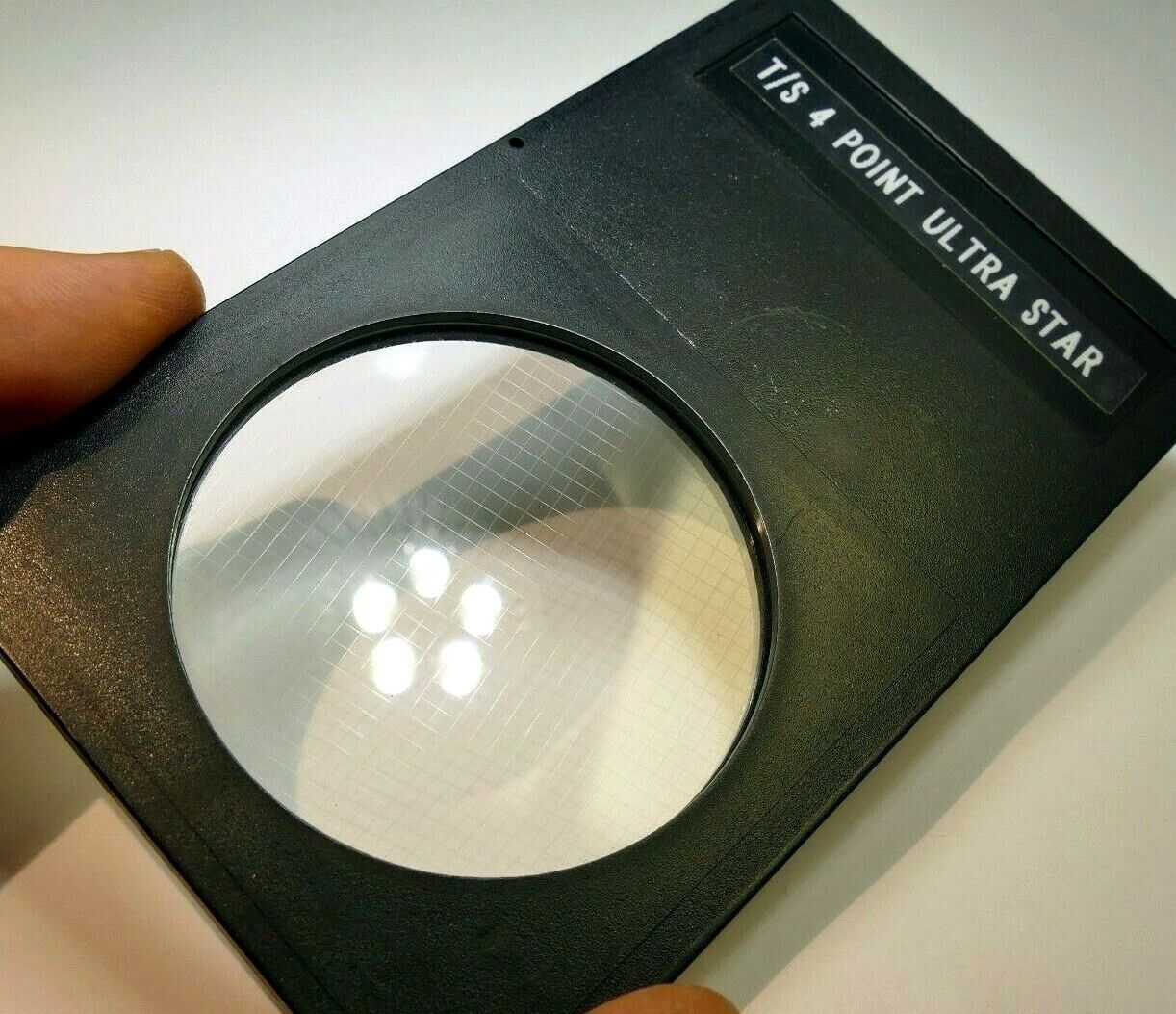 T/S 4-Point Cross Ultra Star CS Lens Filter drop in square 3X3" for Lindahl 