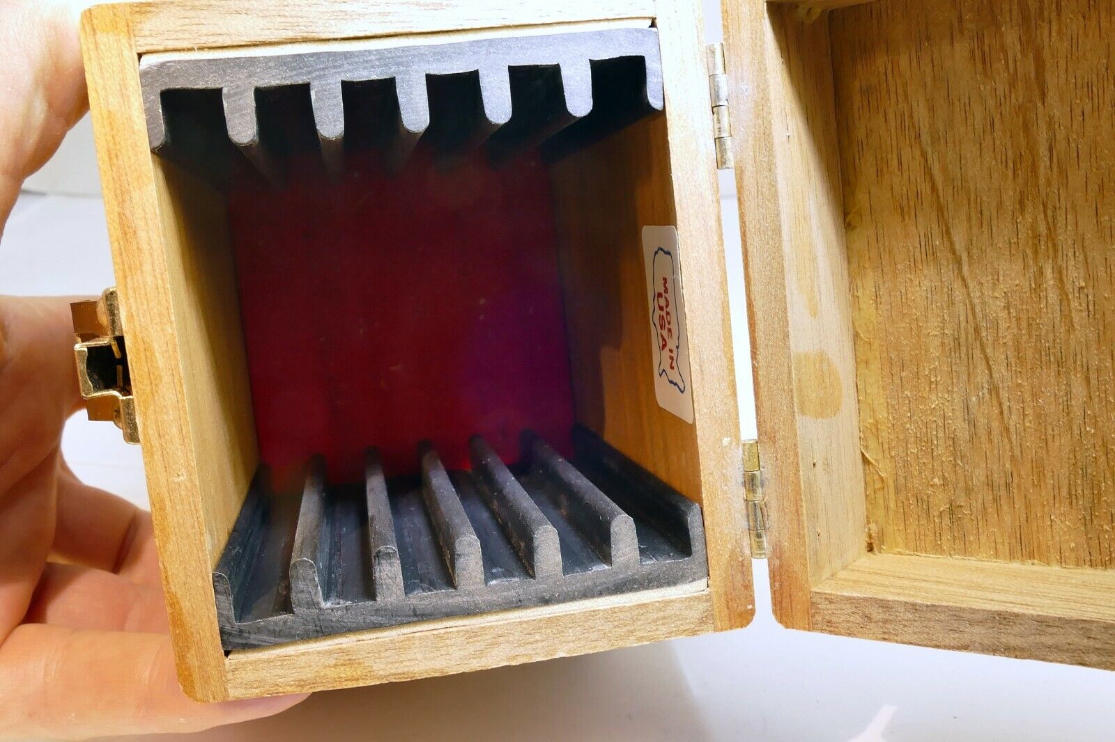 empty Wooden Storage Case Box for LS Lindahl Square filters