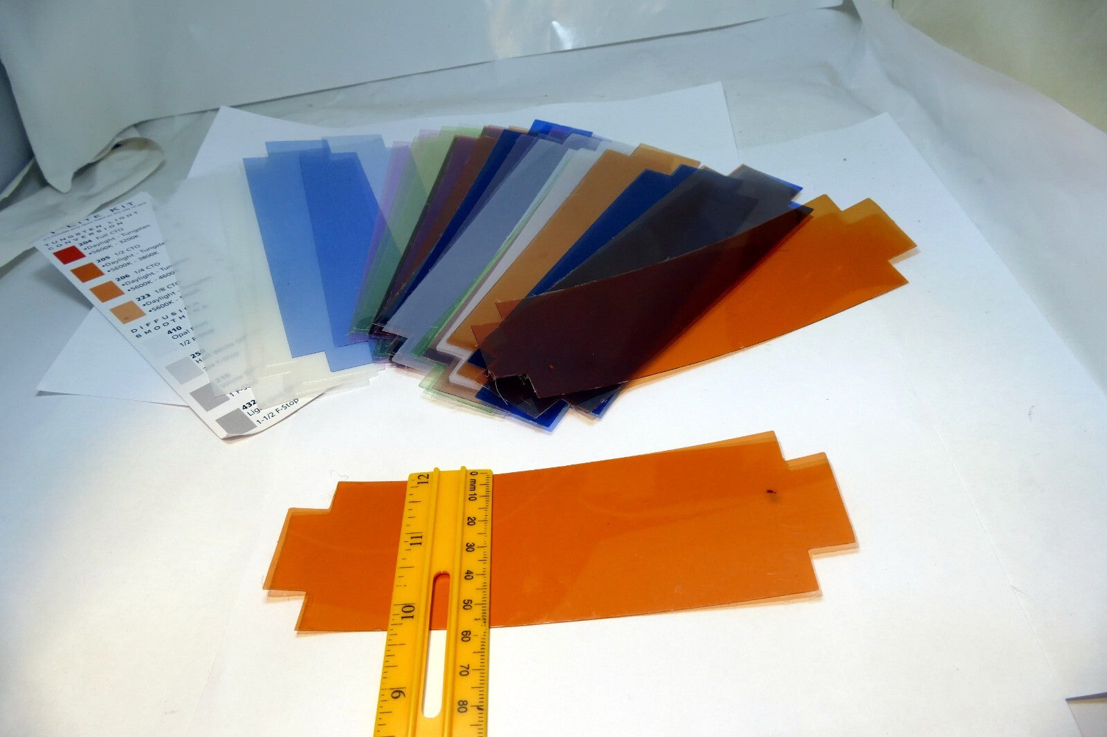 Lite Panel Kit Color filter Gel 57X170mm flash system light conversion diffusion