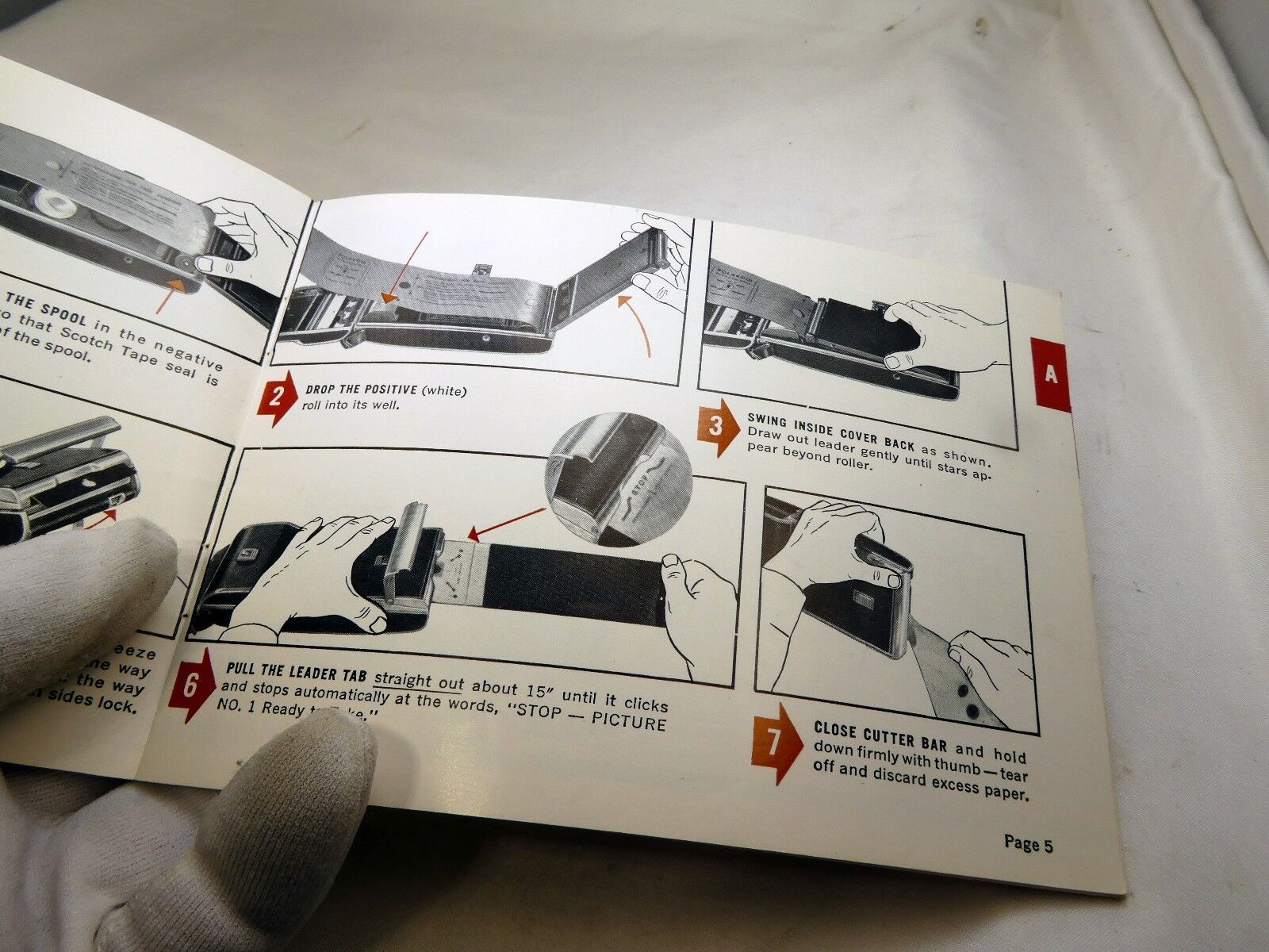 Polaroid speedliner Land 95A Camera Instructions Manual Guide  English EN