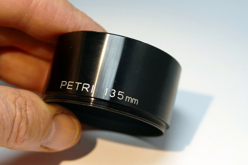 Petri 52mm Lens Hood Shade metal screw in for Telephoto 135mm f3.5