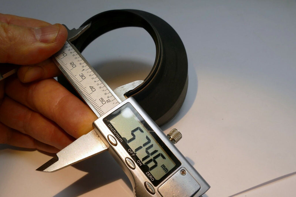 58mm Rubber Lens Hood Shade double threaded Female Threads