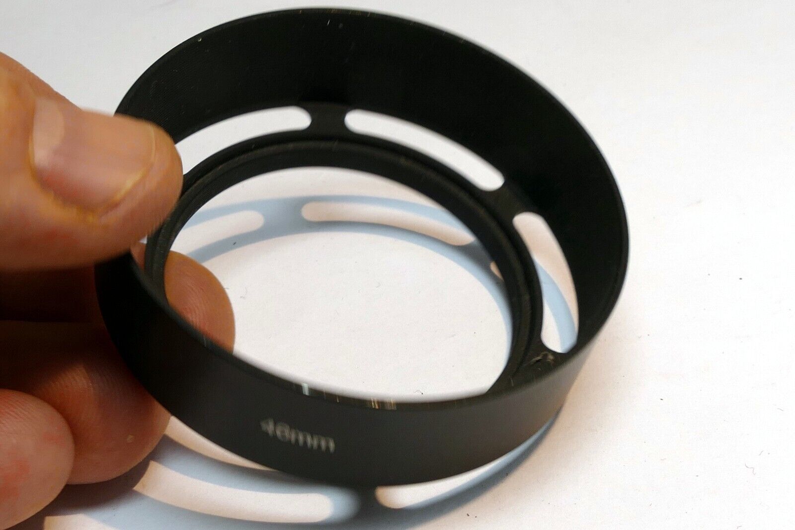 46mm Metal Lens Hood Shade threaded for Fujifilm Canon