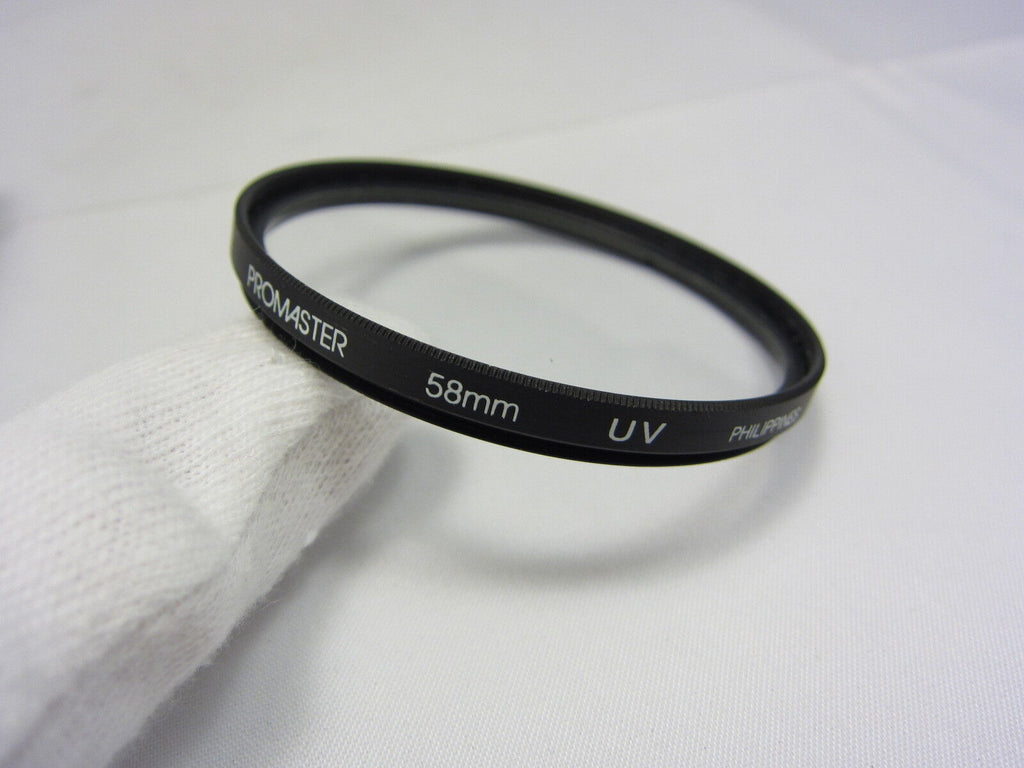 Used PROMASTER 58mm UV Lens Filter Glass Made in PHILIPPINES 6406009