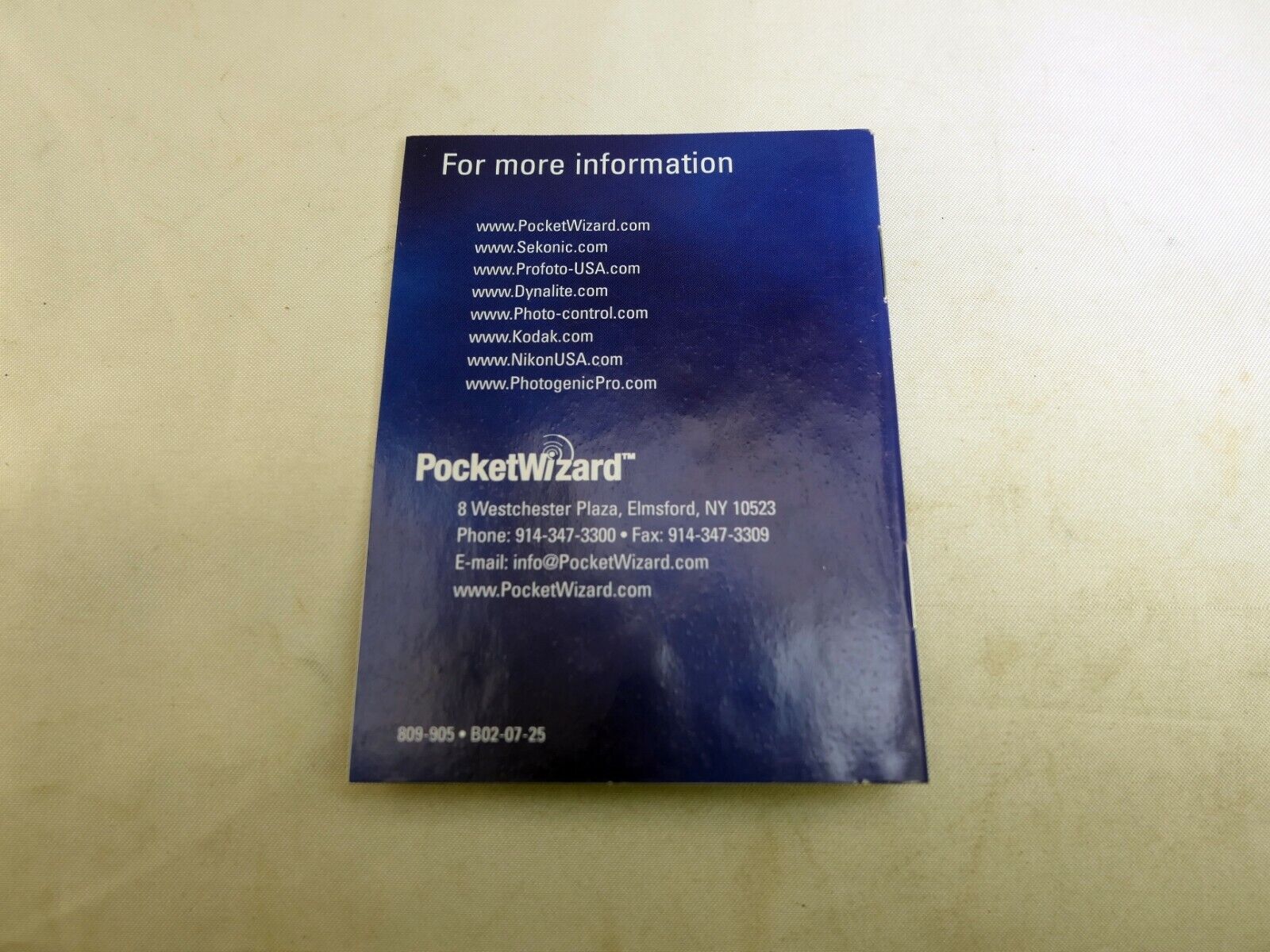 Pocket Wizard Wireless Freedom Brochure Guide  acute2R Pro Plus II