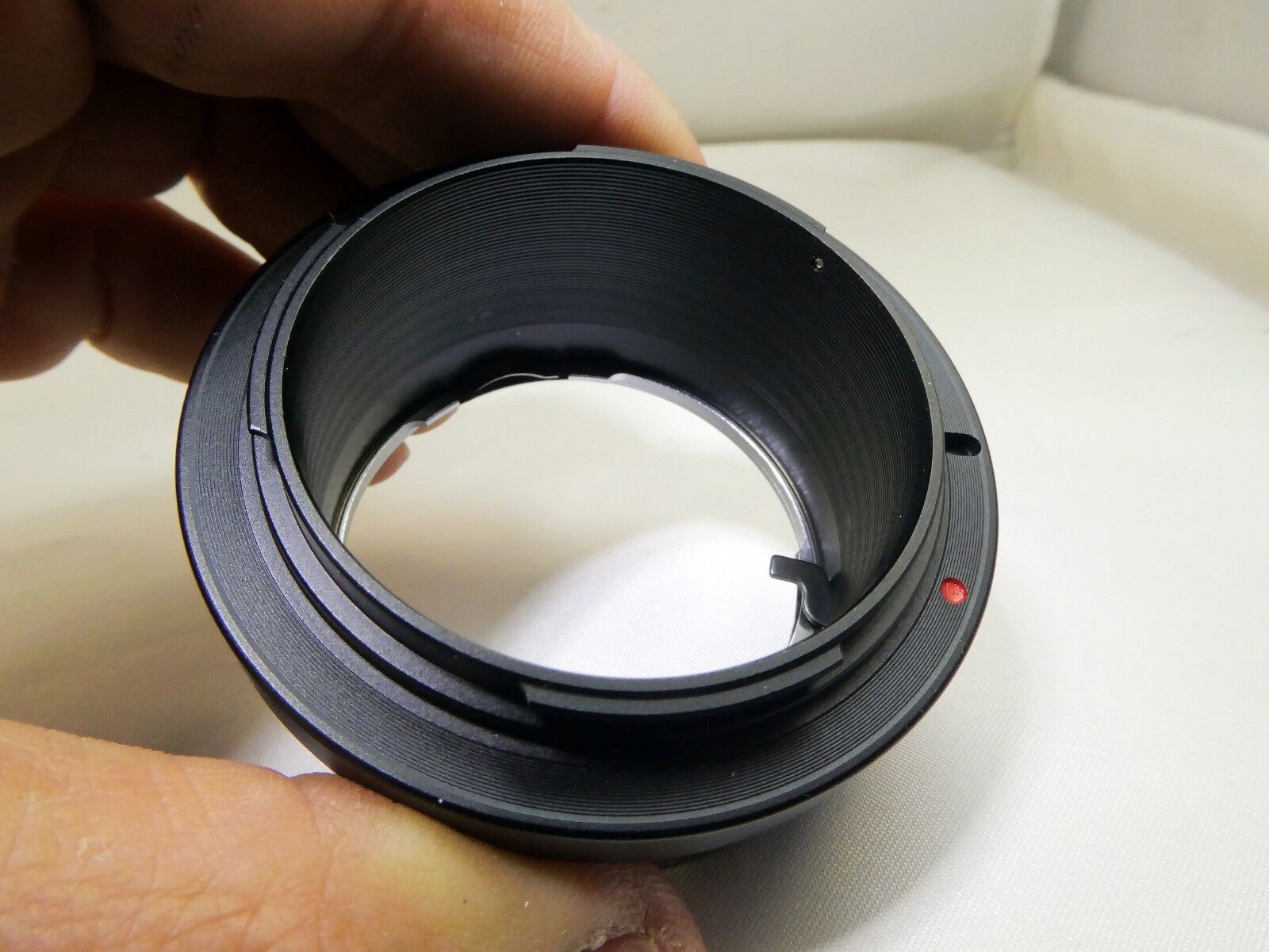 Olympus OM Lens mount adapter to Canon EOS R Full frame Mirrorless Camera