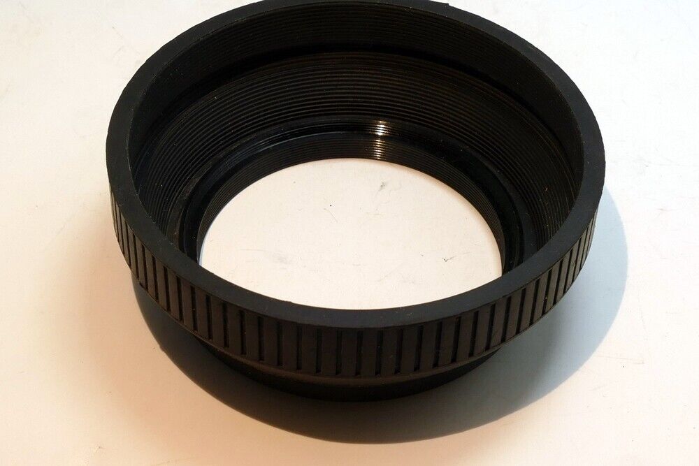 67mm Rubber Collapsible Lens Hood Shade wide angle double threaded screw in