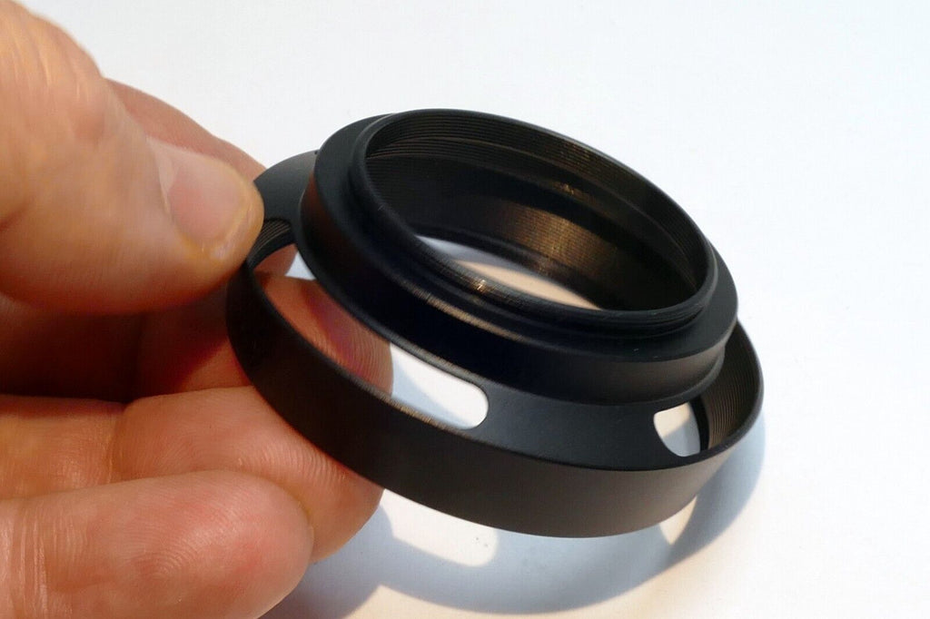 39mm Vented Lens hood shade Double threaded  (52mm front threads)