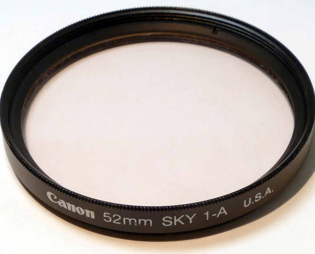 Canon 52mm Filter 1-A Skylight Sky 1x for 50mm f1.8 nFD - EOM made in USA