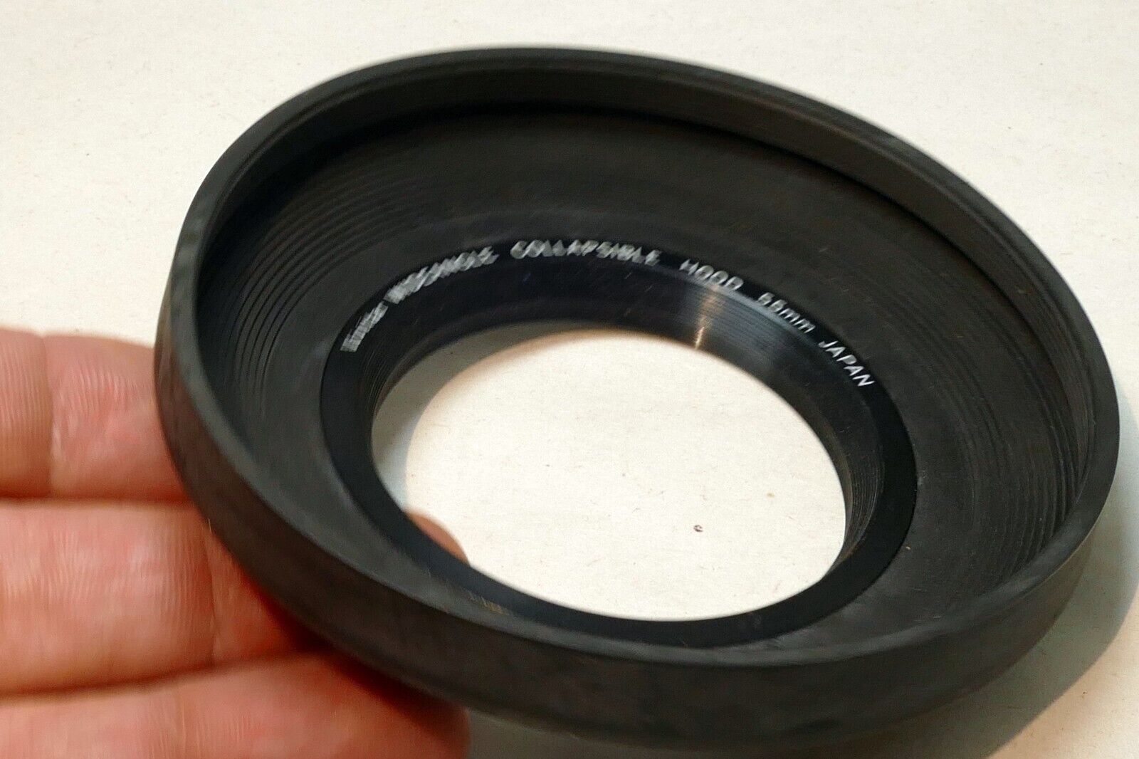 55mm Rubber collapsible Lens Hood Shade for wide angle lenses 24mm f2