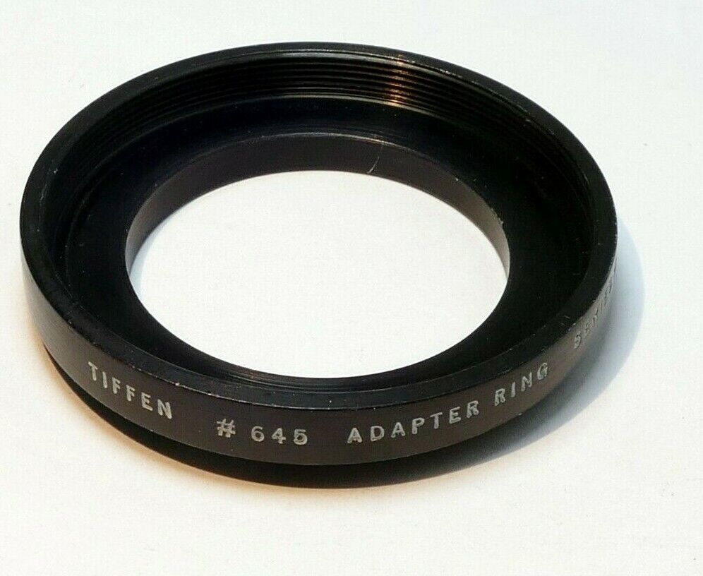 Tiffen #645 33mm to 4mm lens adapter ring metal threaded screw in (series 6 VI )