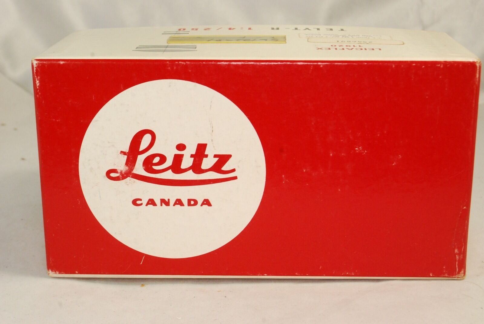 Leitz Leica Leicaflex Telyt - R F4/ 250mm  Lens Empty Box vintage  5311041 11920