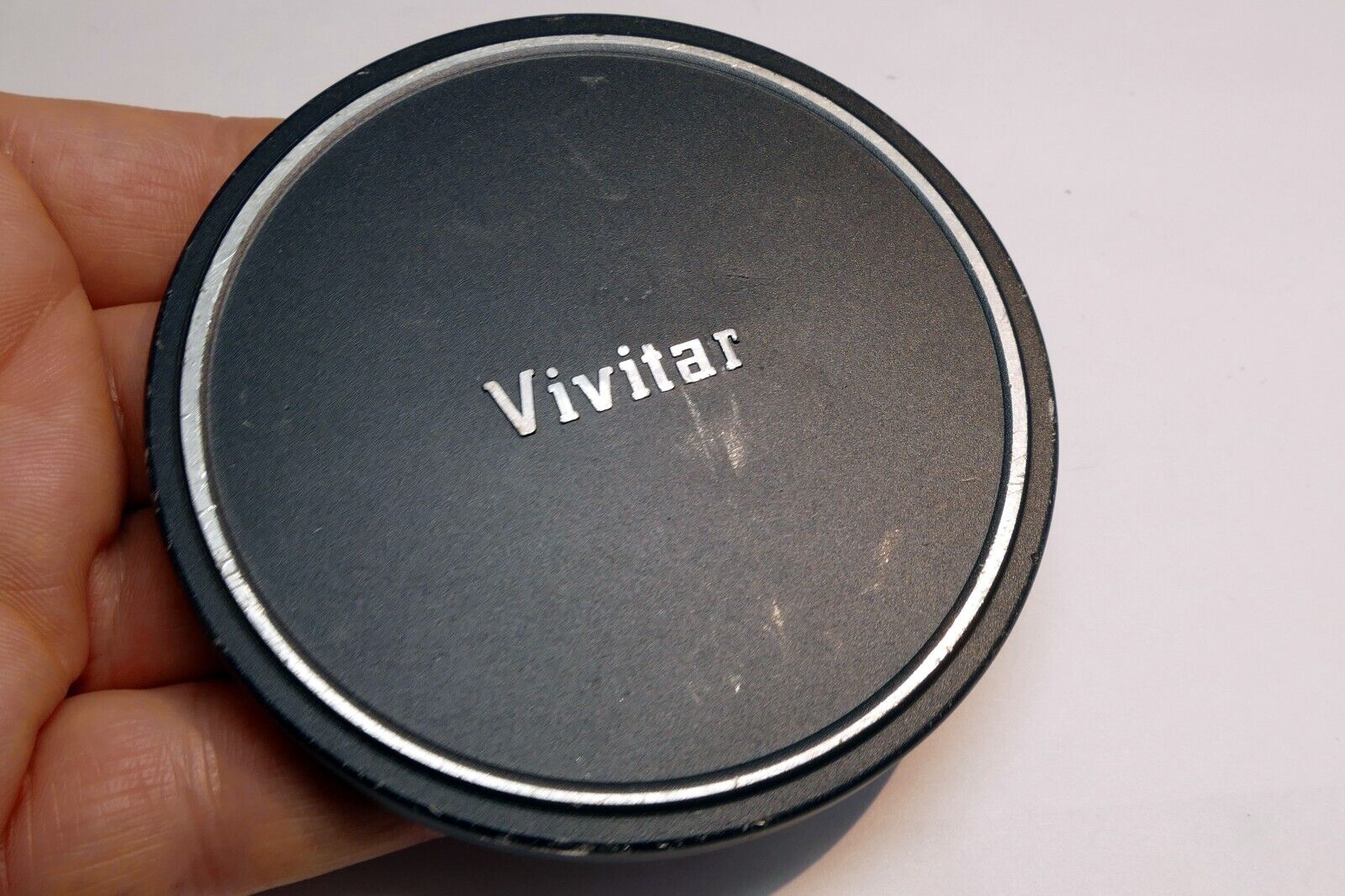 Vivitar   82mm rim Lens Front Cap Metal slip on type