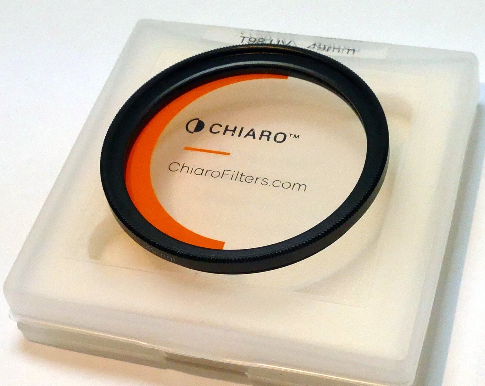 Chiaro T98 49mm Lens Filter UV threaded thin profile for wide angle lenses